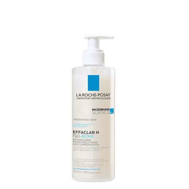 LaRochePosayEffaclarHIso-BiomeCleansingCream390ml La Roche Posay Effaclar H Iso-Biome Creme Lavante 390ml - Image 1