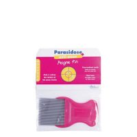 Product  container  of  Parasidose  Anti-Lice  Comb  by  Parasidose,  a  fine  comb  indicated  for  the  removal  of  dead  lice  from  the  scalp.