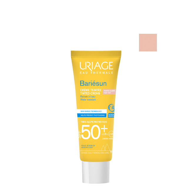 UriageBariesunTintedCreamSPF50+FairTint50ml Uriage Bariesun Tinted Cream SPF50+ Fair Tint 50ml