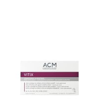 Box  of  ACM  Vitix  Tablets  by  ACM,  a  food  supplement  indicated  for  antioxidant  protection  and  reducing  fatigue.