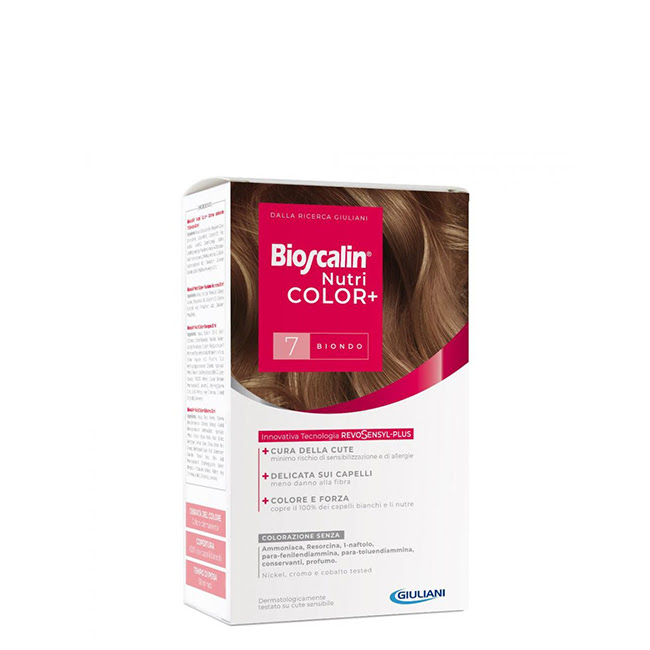 BioscalinNutriColorPermanentHairColor7Blonde Bioscalin Nutri Color+ Coloração Permanente Cor 7 Louro - Image 1