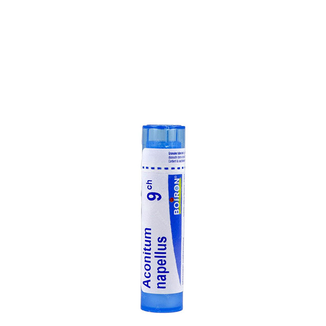 BoironAconitumNapellus9chGranulesx80 Boiron Aconitum Napellus 9ch Granules x80