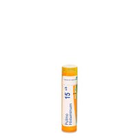 Product  container  of  Boiron  Pulmo  Histaminum  15CH  by  Boiron,  homeopathic  granules  indicated  for  common  allergies.
