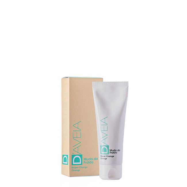 D'AveiaDiaperChangingCream75ml Tube of DAveia Diaper Changing Cream by DAveia, a cream indicated for preventing rashes in the diaper area.
