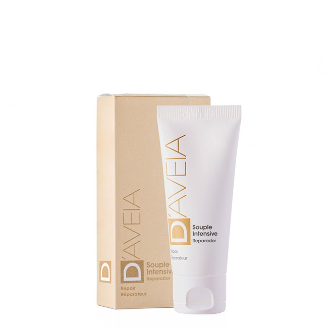 D'AveiaSoupleIntensive40ml Tube of DAveia Souple Intensive by DAveia, a cream indicated for hydrating and repairing dehydrated facial skin.