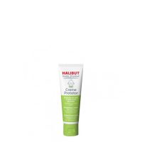 Tube  of  Halibut  Protecting  Cream  by  Halibut,  a  creamy  cream  indicated  for  preventing  rashes  in  the  baby  diaper  area.