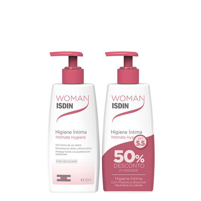 IsdinWomanIntimateHygieneGel2x200ml Isdin Woman Gel de Higiene Íntima 2x200ml - Image 1