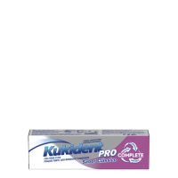 Tube  of  Pro  Complete  Denture  Adhesive  Cream  Classic  by  Kukident,  a  cream  indicated  for  securing  dentures  and  comfort.