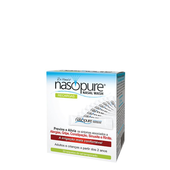 NasopureNasalWashRefillsSachetsx30 Nasopure Saquetas de Lavagem Nasal Recargas x30 - Image 1