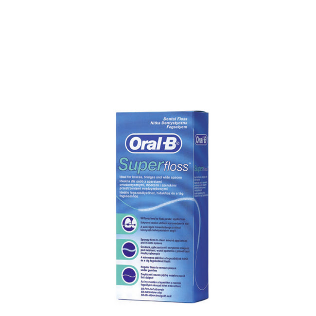 Oral-BSuperflossDentalFloss50m Oral-B Superfloss Hilo Dental 50m - Image 1