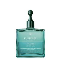 Bottle  of  Rene  Furterer  Astera  Fresh  Soothing  Freshness  Concentrate,  a  concentrate  indicated  for  purifying  irritated  scalp.