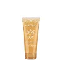 Bottle  of  Rene  Furterer  5  Sens  Enhancing  Shower  Oil  by  Rene  Furterer,  a  shower  oil  indicated  for  moisturizing  body  skin.