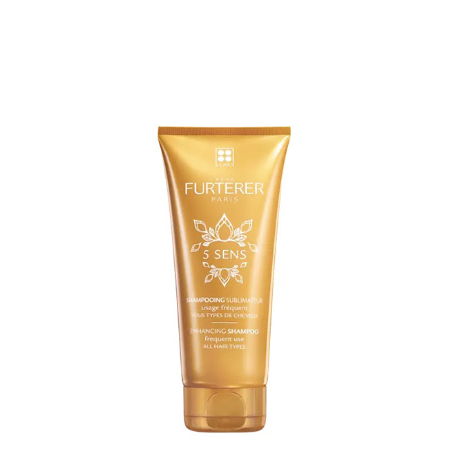 ReneFurterer5SensShampoo200ml Bottle of Rene Furterer 5 Sens Shampoo by Rene Furterer, a shampoo indicated for cleansing and restoring hair shine.