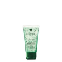 Bottle  of  Rene  Furterer  Forticea  Energizing  Shampoo,  a  strengthening  shampoo  indicated  for  invigorating  all  hair  types.