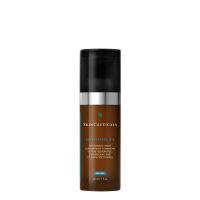 Bottle  of  Prevent  Resveratrol  B  E  Serum  by  Skinceuticals,  a  fluid  serum  indicated  for  overnight  skin  repair  and  rejuvenation.