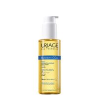 Bottle  of  Uriage  Bariéderm  CICA-Oil  by  Uriage,  a  nourishing  oil  indicated  for  preventing  and  correcting  stretch  marks.