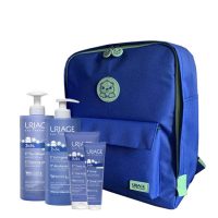 Product  container  of  Uriage  Baby  Maternity  Bag  by  Uriage,  a  set  of  essentials  indicated  for  newborn  skin  care  and  hygiene.