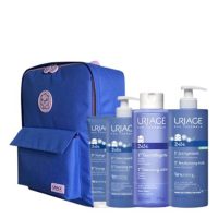Product  container  of  Uriage  Baby  Maternity  Bag  by  Uriage,  a  set  of  essentials  indicated  for  newborn  skin  care  and  hygiene.