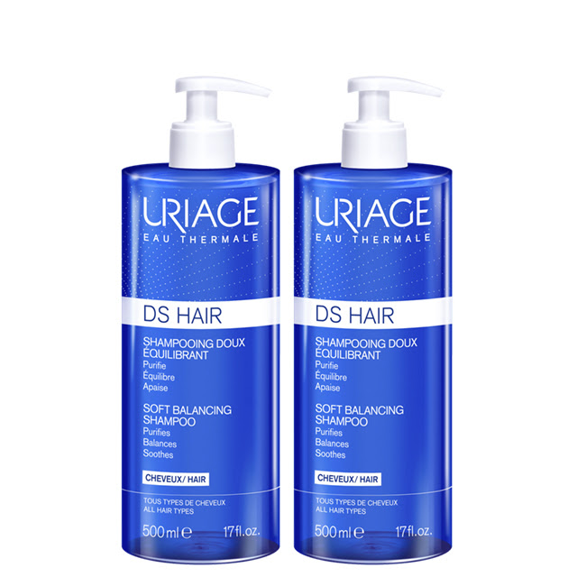 UriageD.S.SoftBalancingShampooDuo2x500ml Uriage D.S. Soft Balancing Shampoo Duo 2x500ml