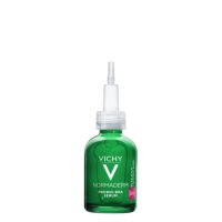 Bottle  of  Vichy  Normaderm  Probio-BHA  Serum  by  Vichy,  a  fluid  serum  indicated  for  hormonal  acne  imperfections.