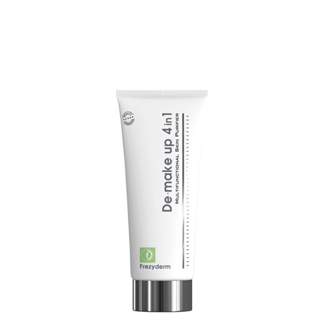FrezydermDe-makeup4in1CleansingMilk200ml Bottle of Frezyderm De-make up 4 in 1 Cleansing Milk by Frezyderm, a cleansing milk indicated for removing makeup and toning skin.