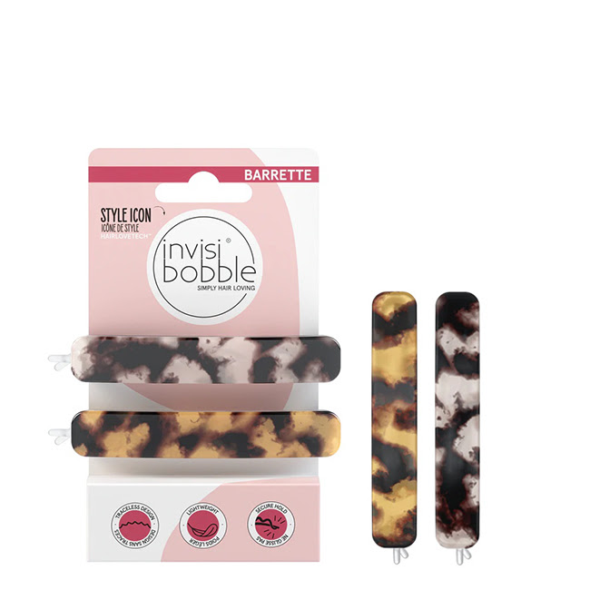 InvisibobbleBarretteHavanaMamax2 Invisibobble Barrette Havana Mama Ganchos 2un. - Image 1