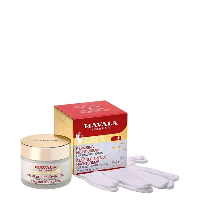 MavalaRepairingNightCream+Gloves70ml Mavala Repairing Night Cream + Gloves 70ml