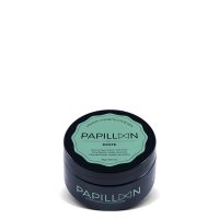 Jar  of  Papillon  Paste  Strong  Fixing  Medium  Wax  with  Shine  by  Papillon,  a  glitter  wax  indicated  for  hair  shine  and  texture.