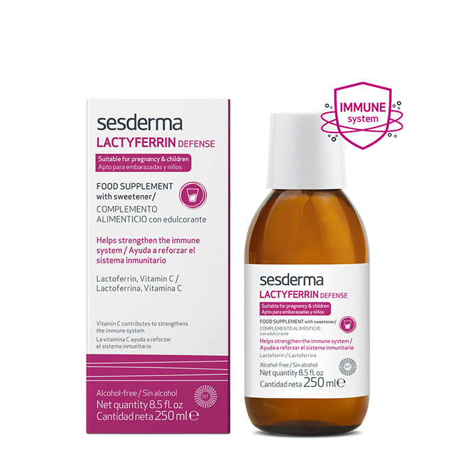 SesdermaLactyferrinDefenseDrinkable0AlcoholPregnancyChildren250ml セスデルマ ラクティフェリン ディフェンス ドリンクタブル アルコール0% 妊婦・小児用 250mL - 画像 (1)