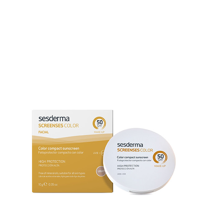 SesdermaScreensesColorCompactSPF50Light10g Sesderma Screenses Color Compacto SPF50 Light 10g - Image 1