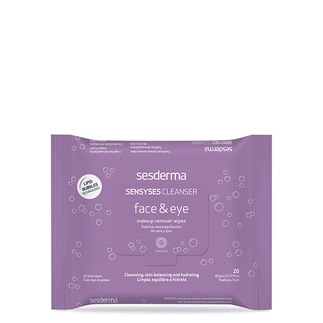 sensyses-cleanser-toalhitas-x20 Sesderma Sensyses Cleanser Face & Eye Wipes x20