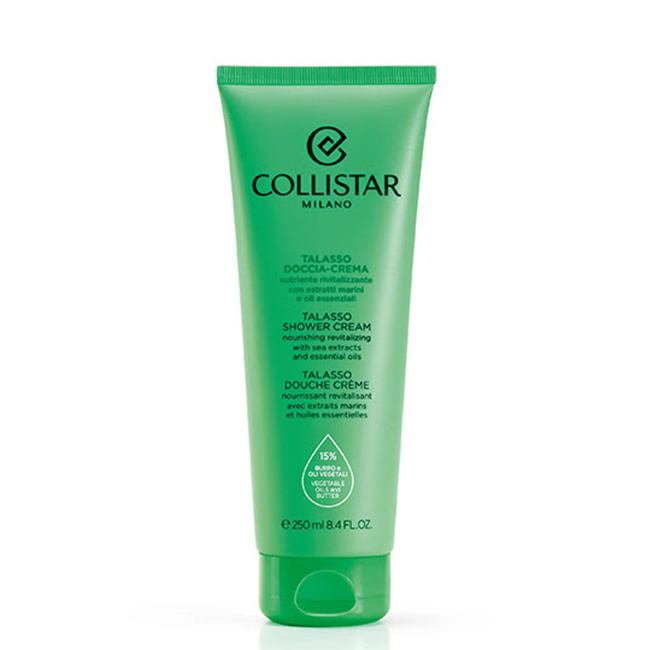 Collistar-Talasso-Shower-Cream-250ml Bottle of Collistar Talasso Shower Cream by Collistar, a shower cream indicated for nourishing and revitalizing the skin.