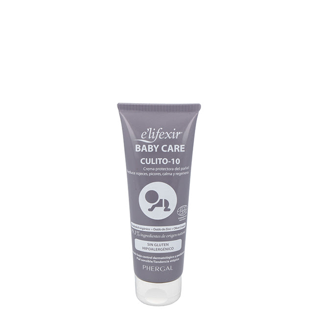 ElifexirBabyCareCulito-10DiaperCream75ml Tube of Elifexir Baby Care Culito-10 Diaper Cream by Elifexir, a cream indicated for soothing and protecting the diaper area.