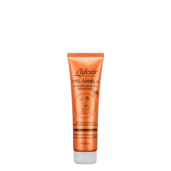 ElifexirPielCanelaSPF30TanningCream150ml Elifexir Pele Canela SPF30 Creme Bronzeador 150ml - Image 1
