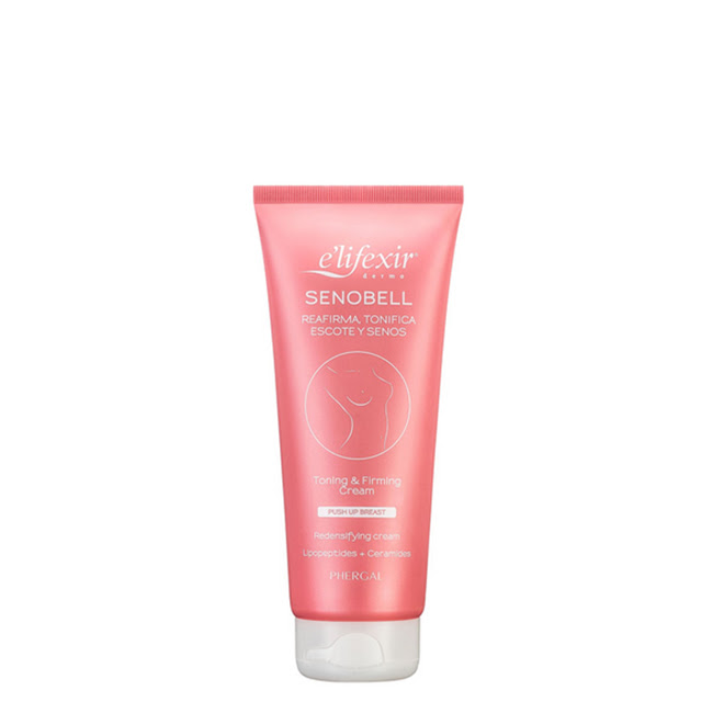 ElifexirSenobellRedensifyingCream200ml Bottle of Elifexir Senobell Redensifying Cream by Elifexir, a nourishing milk indicated for breast firmness.