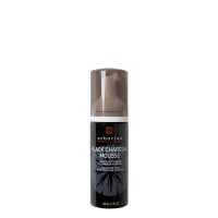 Bottle  of  Erborian  Black  Charcoal  Mousse  by  Erborian,  a  cleansing  mousse  indicated  for  purifying  and  matifying  oily  skin.