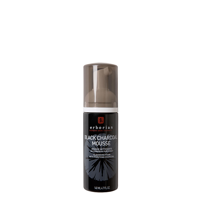 ErborianBlackCharcoalMousse140ml Erborian Black Charcoal Mousse Limpiadora 140ml - Image 1