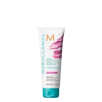 Jar  of  Moroccanoil  Color  Depositing  Mask  Hibiscus  by  Moroccanoil,  a  coloring  mask  indicated  for  luminous  color  and  hair  restoration.
