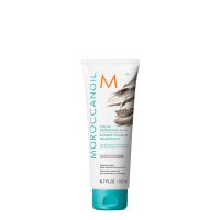 Jar  of  Moroccanoil  Color  Depositing  Mask  Platinum  by  Moroccanoil,  a  coloring  mask  indicated  for  luminous  color  and  hair  restoration.