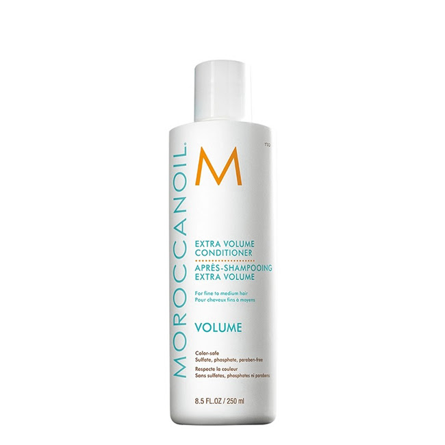 MoroccanoilExtraVolumeConditioner250ml Bottle of Moroccanoil Extra Volume Conditioner by Moroccanoil, a conditioner indicated for detangling and adding hair volume.