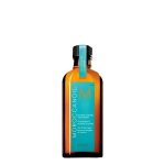 Bottle of Moroccanoil Treatment by Moroccanoil, a moisturizing oil indicated for hydrating, nourishing and repairing all hair types.
