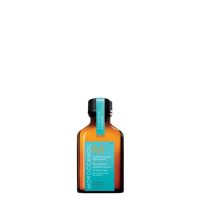 Bottle  of  Moroccanoil  Treatment  by  Moroccanoil,  a  moisturizing  oil  indicated  for  hydrating,  nourishing  and  repairing  all  hair  types.