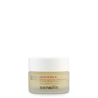 Jar  of  Sensilis  Calm  in  Balm  by  Sensilis,  a  balm  indicated  for  removing  impurities  and  makeup  while  soothing  facial  skin.