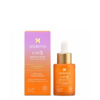Bottle  of  Sesderma  C-Vit  5  Lipossomal  Serum  by  Sesderma,  a  concentrated  serum  indicated  for  reducing  blemishes.