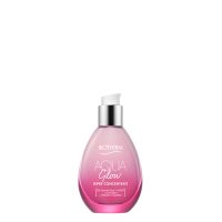 Product  container  of  Biotherm  Aqua  Glow  Concentrate  by  Biotherm,  a  concentrated  gel  indicated  for  fighting  skin  imperfections.