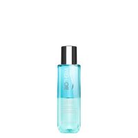 Bottle  of  Biotherm  Biocils  Eye  Make  Up  Remover  by  Biotherm,  a  triphasic  liquid  indicated  for  removing  eye  makeup  and  lash  care.