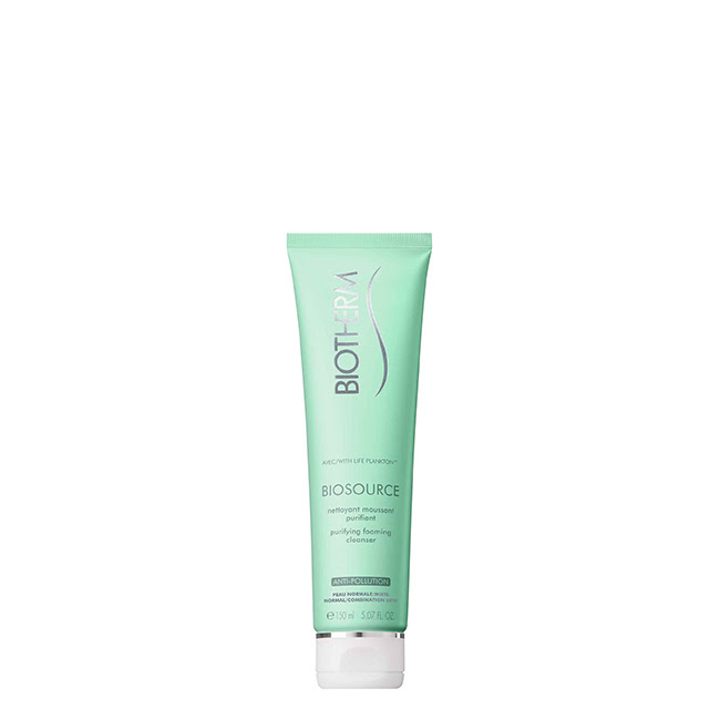 BiothermBiosourcePurifyingFoamingCleanserNormalCombinationSkin150ml Biotherm Biosource Mousse Desmaquilhante Purificante Pele Normal a Mista 150ml - Image 1