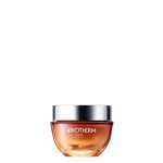 Jar  of  Biotherm  Blue  Therapy  Amber  Algae  Revitalize  Day  Cream  by  Biotherm,  a  cream  indicated  for  nourishing  and  brightening  skin.