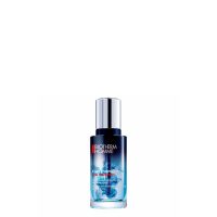 Bottle  of  Biotherm  Homme  Force  Supreme  Dual  Concentrate  Serum  by  Biotherm,  a  serum  indicated  for  correcting  blemishes  and  wrinkles.
