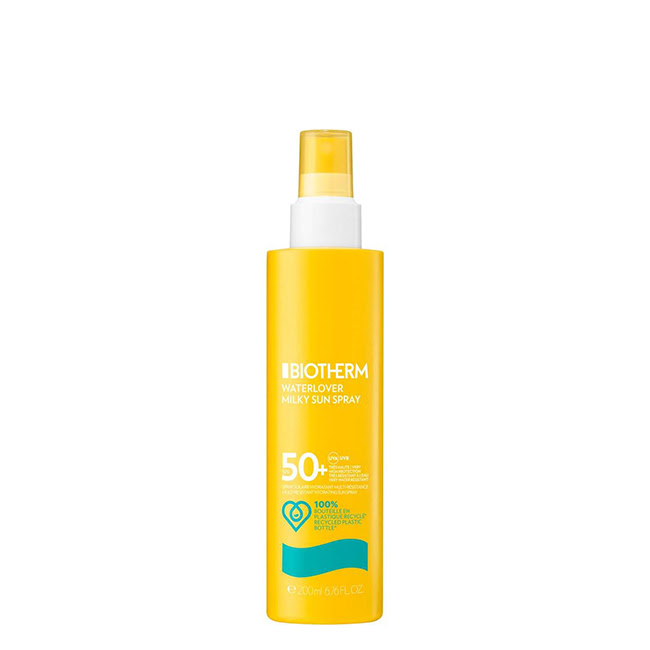 BiothermSunWaterloverMilkySpraySPF50200ml ビオテルムサンウォーターラバーミルキースプレー SPF50+ 200ml - 画像 (1)